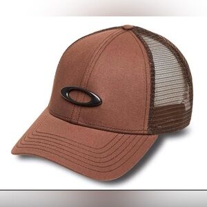 Oakley Brown Mesh Cap with Black Logo